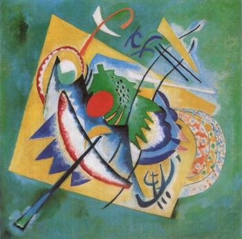Wassily Kandinsky : Ovalo rojo